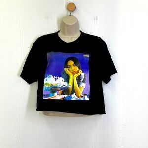 Olivia Rodrigo - Sour Olivia Rodrigo Album Cover Graphic Short Sleeve Crop Med